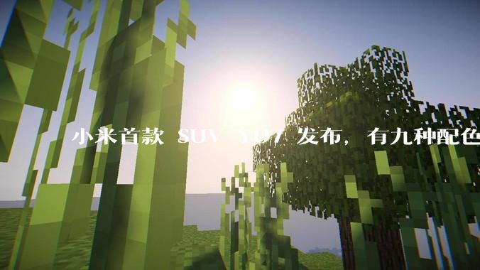 小米首款 SUV YU7 发布，有九种配色，25.35 万元起售，该车市场竞争力如何？你会买吗？