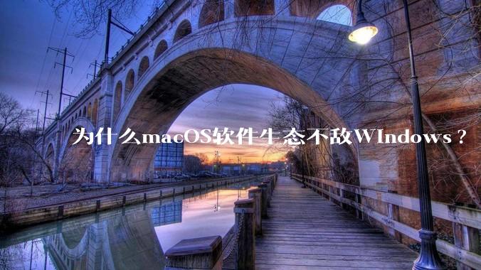 为什么macOS软件生态不敌Windows?